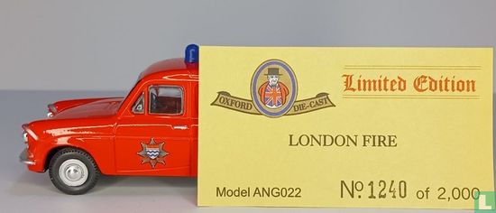 Ford Anglia Van London Fire - Image 3