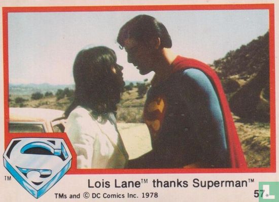 Lois Lane thanks Superman