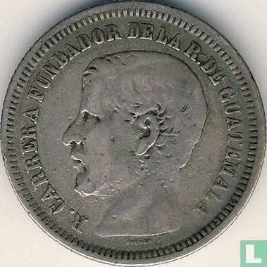 Guatemala 2 reales 1866 - Image 2