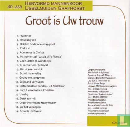 Groot is Uw trouw - Image 5