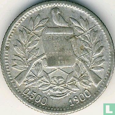 Guatemala 1 real 1900 (type 1) - Image 1