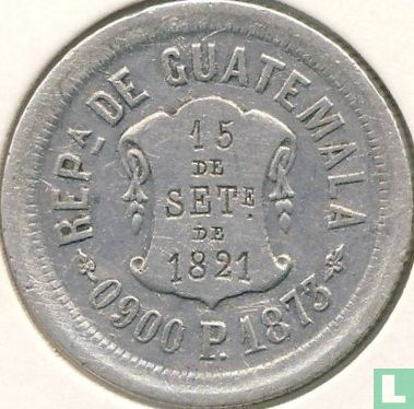 Guatemala 2 real 1873 - Afbeelding 1