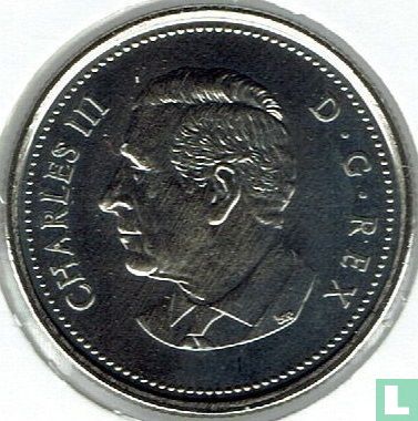 Canada 25 cents 2023 (type 2) - Image 2