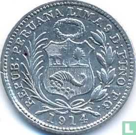 Peru ½ dinero 1914 - Image 1