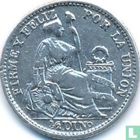 Peru ½ dinero 1914 - Image 2