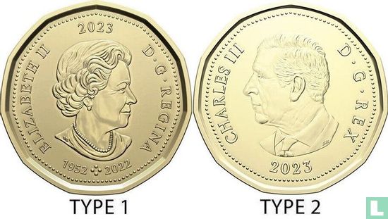 Canada 1 dollar 2023 (type 1) - Afbeelding 3