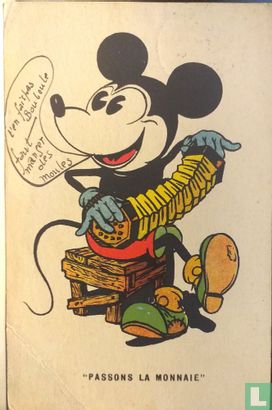 Mickey mouse passons la monnaie
