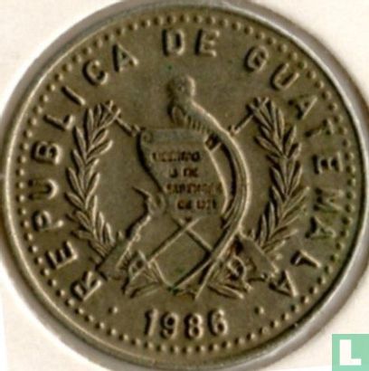 Guatemala 10 centavos 1986 (type 2) - Image 1