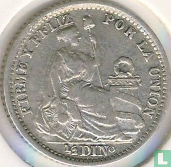 Peru ½ dinero 1902 - Image 2