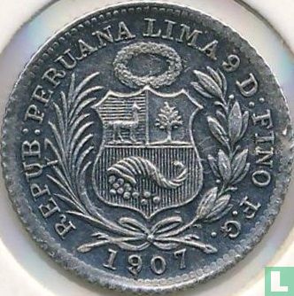 Peru ½ dinero 1907 - Image 1
