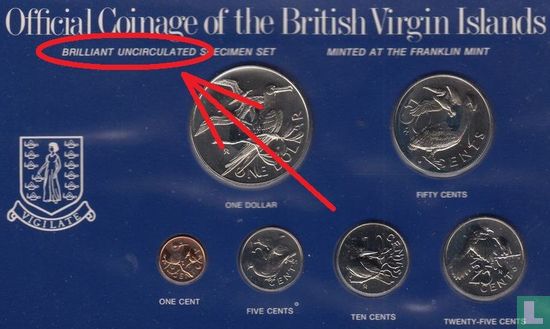 British Virgin Islands mint set 1978 - Image 4