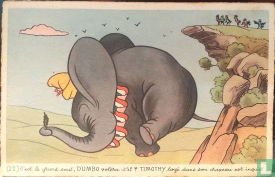 Cést le grand saut, Dumbo volera..ti'l? Timothy loge dans son chapeau set inquit.
