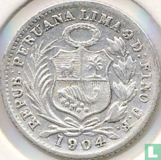 Pérou ½ dinero 1904 - Image 1
