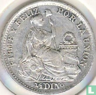 Pérou ½ dinero 1904 - Image 2