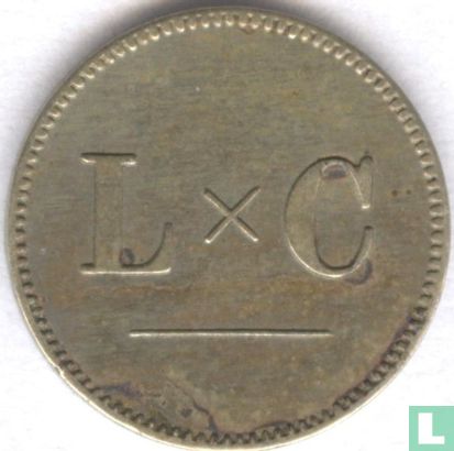 Curacao 1 stuiver ND (ca.1880) "LxC" - Afbeelding 1
