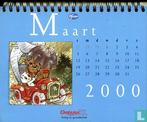 Pfizer kalender maand maart 2000 - Afbeelding 3