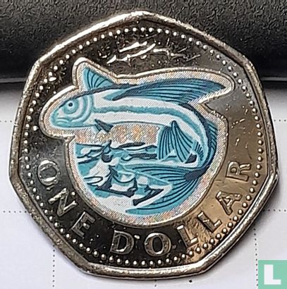 Barbados 1 dollar 2020 "Flying fish" - Image 2