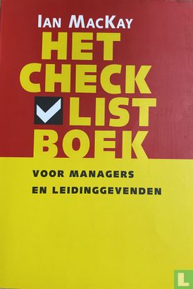 Het Checklistboek voor managers en leidinggevenden - Image 1