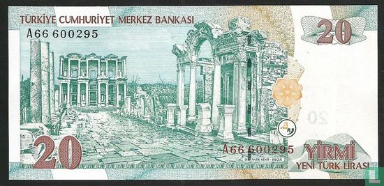Türkei 20 New Lira 2005 (L1970) - Bild 2
