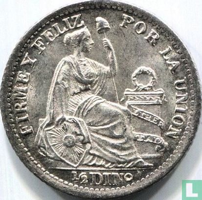 Peru ½ dinero 1900 - Image 2