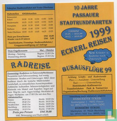 Eckerl Reisen - 10 jahre Passauer Stadtrundfahrten - Afbeelding 1