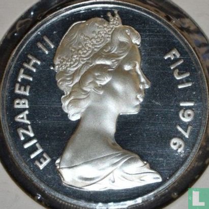 Fiji 20 cents 1976 (PROOF) - Image 1
