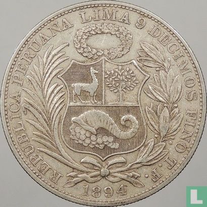 Peru 1 Sol 1894 - Bild 1