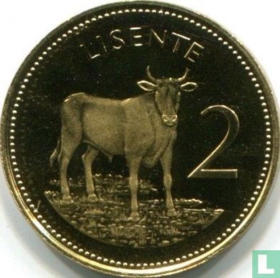 Lesotho 2 lisente 1980 (BE) - Image 2