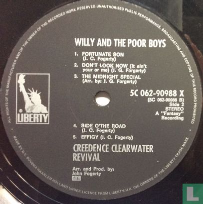 Willy and The Poor Boys - Image 4