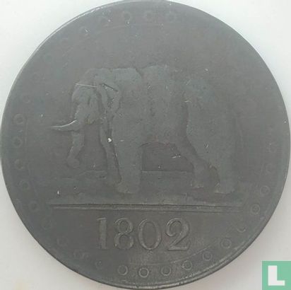 Ceylon 1/48 rixdollar 1802 - Afbeelding 1