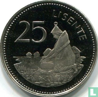 Lesotho 25 lisente 1980 (PROOF) - Image 2