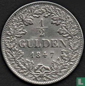 Bayern ½ Gulden 1847 - Bild 1