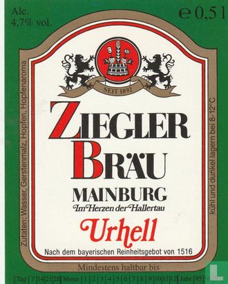 Ziegler Bräu Urhell