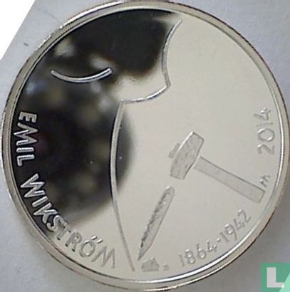Finland 10 euro 2014 (PROOF) "150th anniversary Birth of Emil Wikström" - Afbeelding 1