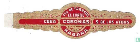 Fca. de tabacos El Coral Coronas Habana - S. de Las Vegas - Cuba  - Image 1