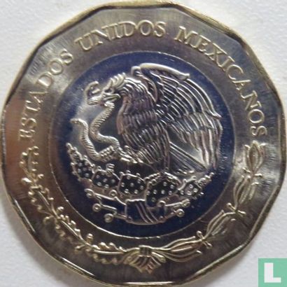 Mexico 20 pesos 2023 "Bicentennial of Mexico’s military academy" - Afbeelding 2