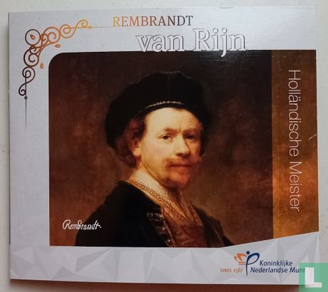 Netherlands mint set 2024 "World Money Fair - Rembrandt van Rijn" - Image 1