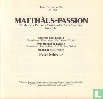 Bach Matthäus-passion  - Image 4