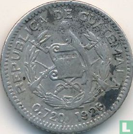 Guatemala 5 Centavo 1925 (Silber) - Bild 1