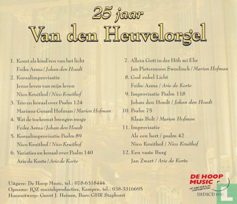 25 Jaar Van den Heuvel-orgel - Afbeelding 2