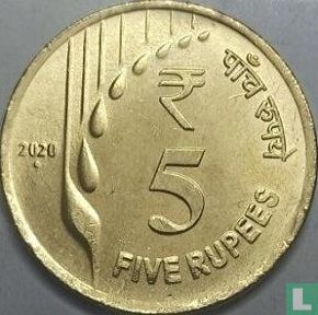 India 5 rupees 2020 (Noida) - Image 1