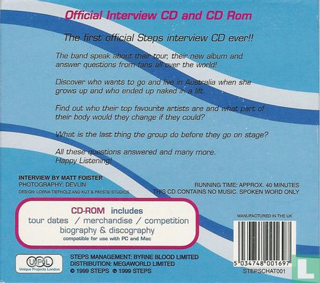 Steps Official Interview CD and CD Rom - Afbeelding 2