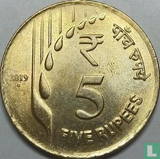 India 5 rupees 2019 (Noida -  type 2) - Image 1