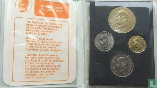 India mint set 1969 "100th anniversary Birth of Mahatma Gandhi" - Image 2