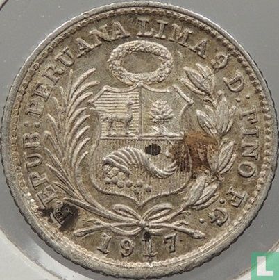 Pérou ½ dinero 1917 - Image 1