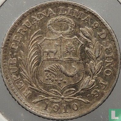 Peru ½ dinero 1910 - Afbeelding 1