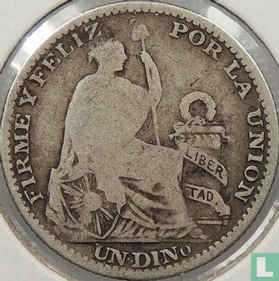 Peru 1 dinero 1895 - Image 2