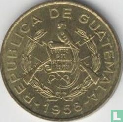 Guatemala 1 centavo 1958 (type 2) - Image 1