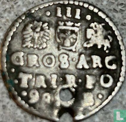 Poland-Lithuania 3 grosze 1598 (B) - Image 1