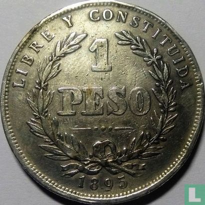 Uruguay 1 peso 1895 - Image 1